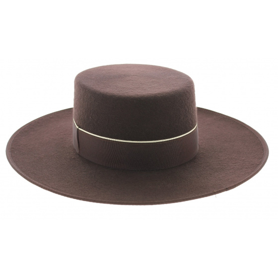Andalusian Cordobes Hat Brown Felt