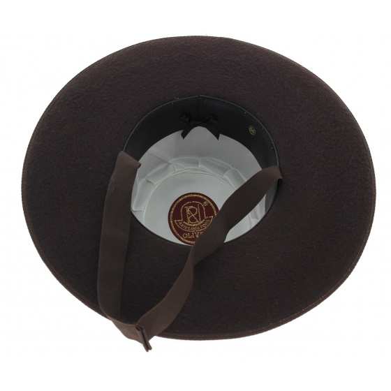 Andalusian Cordobes Hat Brown Felt