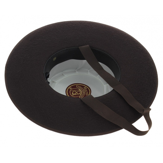 Andalusian Cordobes Hat Brown Felt