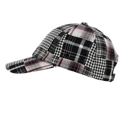 Baseball Cap Maggio Stripes Purple & Black - Aussie Apparel Reference: 12180 | Chapellerie Traclet