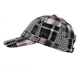 Baseball Cap Maggio Stripes Purple & Black - Aussie Apparel