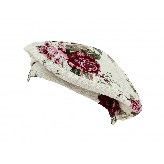 Béret Anastasia Fleuri - Traclet Béret Anastasia Fleuri - Traclet