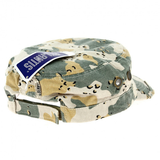 Army Canvas Camouflage Cap - Atlantis