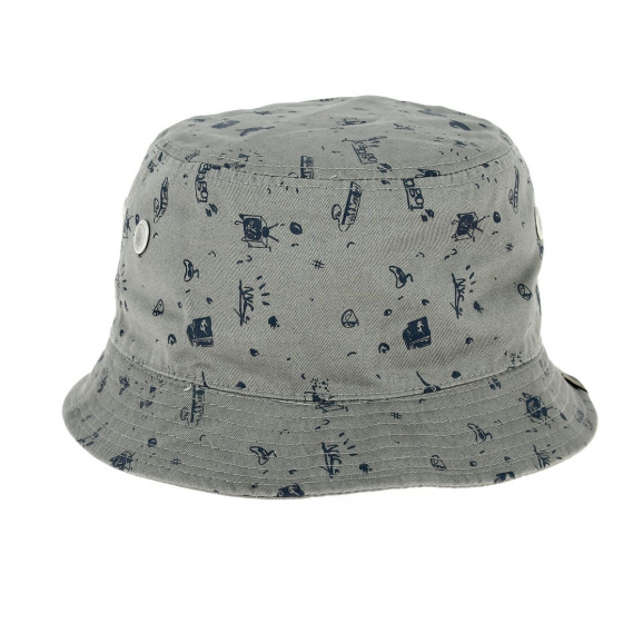 Bob Maker Pen Coton Gris & Bleu - Kangol
