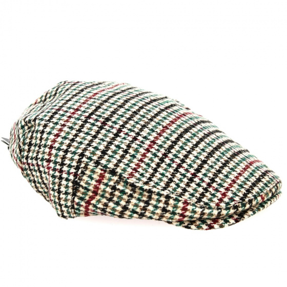 Robins Flat Cap Beige Wool - Traclet