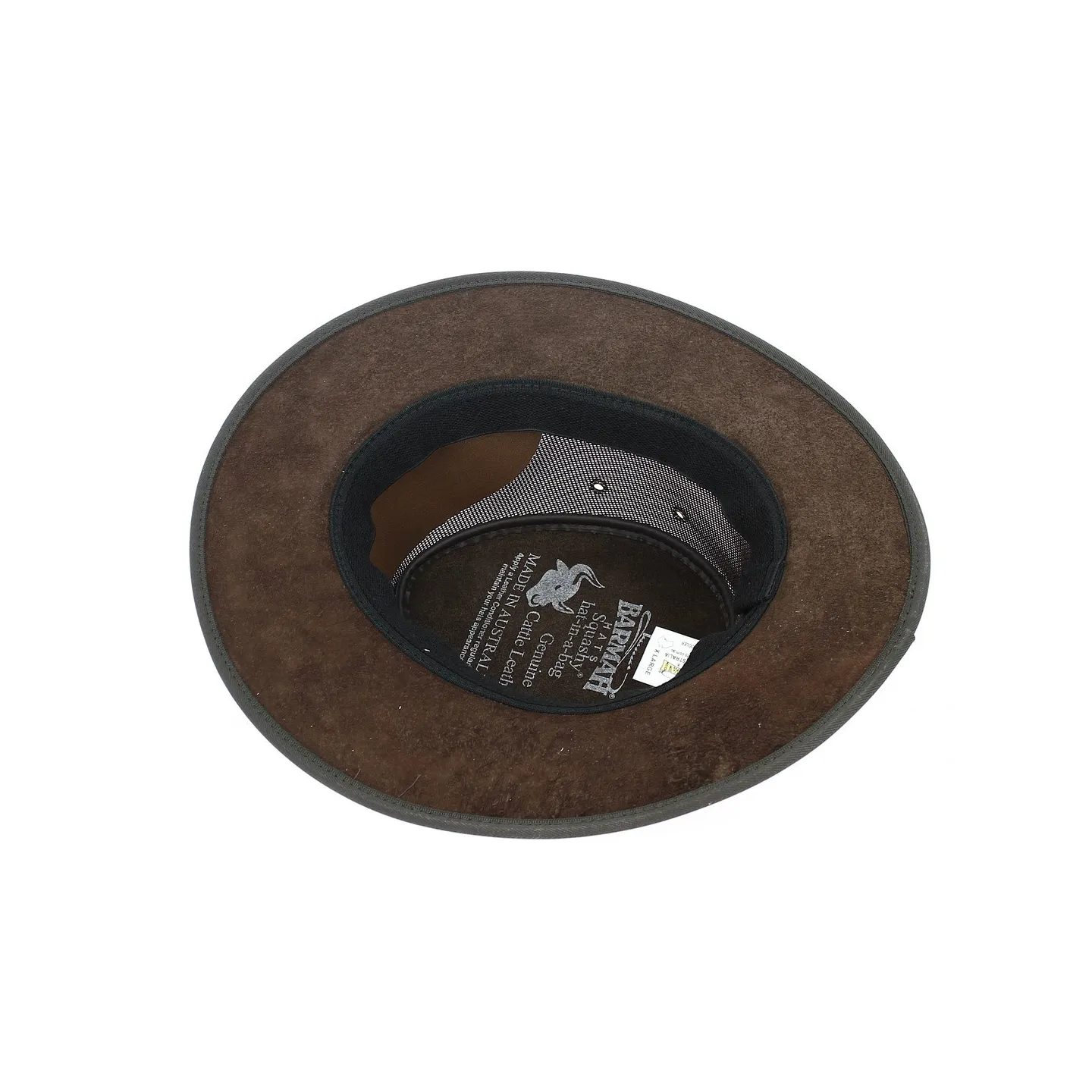 Chapeau Australien Foldaway Cooler Marron Huilé- Barmah Reference : 6931 | Chapellerie Traclet