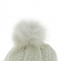 Fox Fur Pompom Beanie - Traclet