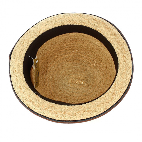 Chapeau Cloche Pékane Paille Raphia - Traclet Chapeau Cloche Pékane Paille Raphia - Traclet