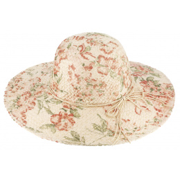 Women's Tiare Paper Straw Wide Brim Hat - Traclet