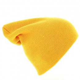 Bonnet Long Acrylique Jaune - Beechfield