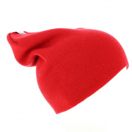 Bonnet Long Acrylique Rouge - Beechfield