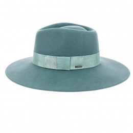 Fedora Hat Wool Felt Silver Pine - Brixton