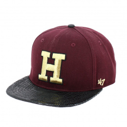 Casquette Strapback Harvard Crimson Bordeaux - 47 Brand