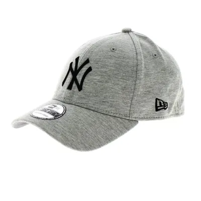 Grey Essential Jersey Baseball Cap with 3D Logo - New Era Reference: 12383 | Traclet Hat Shop