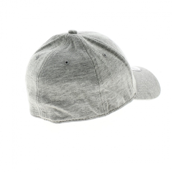 Grey Essential Jersey Baseball Cap with 3D Logo - New Era
