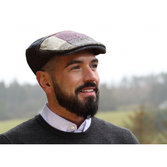 Winter Patchwork Flat Cap - Hanna Hats Winter Patchwork Flat Cap - Hanna Hats