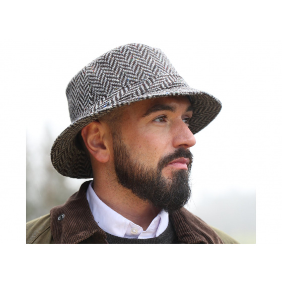 Bob laine Chevron Gris Noir- Hanna hats