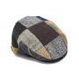 Monaghan Flat Cap Patchwork Virgin Wool - Hanna Hats