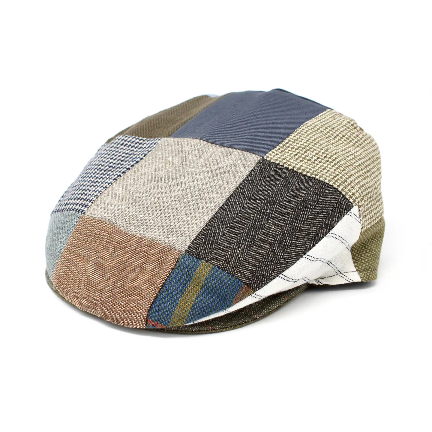 summer patchwork flat cap - summer cap Reference: 2311 | Traclet Hat Shop