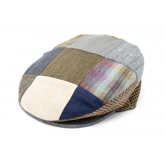 Summer Patchwork Flat Cap - Hanna Hats