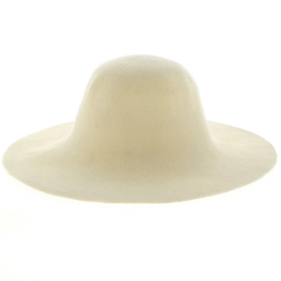 Fionista Wool Felt Wide-Brimmed Hat - Kopka
