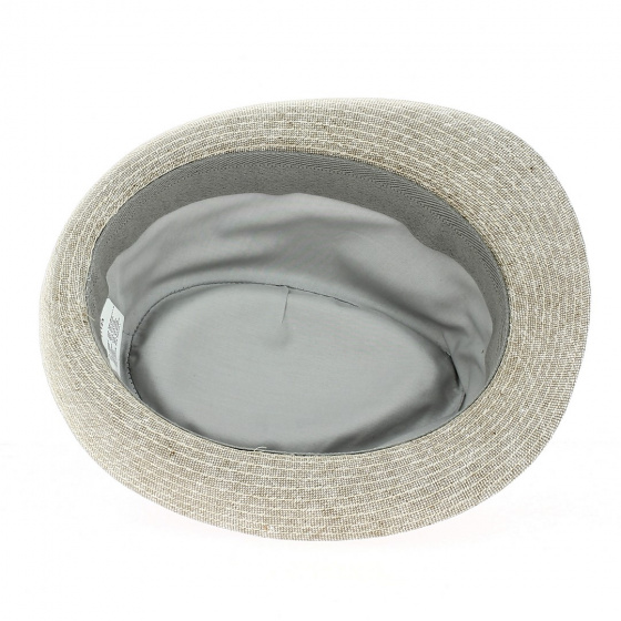 Chapeau Trilby Simono Lin & Coton - Traclet Chapeau Trilby Simono Lin & Coton - Traclet