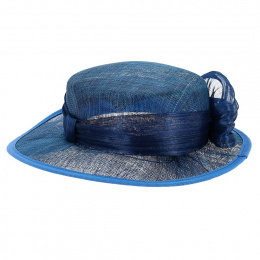 copy of Chapeau de Cérémonie Paille Bleu-Marine - Traclet