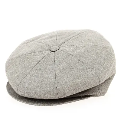 Light brown 8-panel summer cap Reference: 12415 | Chapellerie Traclet