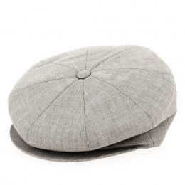 Light brown 8-panel summer cap