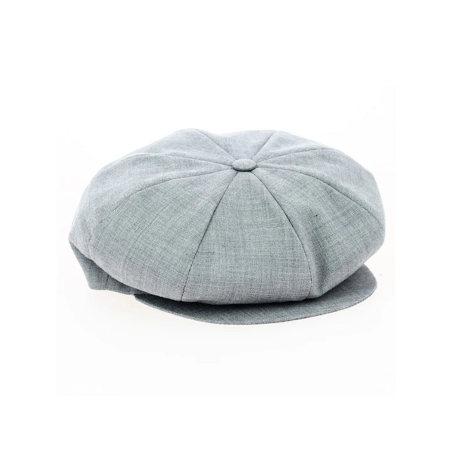 Casquette été 8 côtes bleu/gris. Reference : 12416 | Chapellerie Traclet