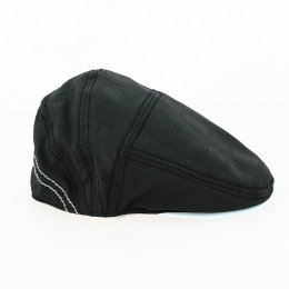 Keyone black flat cap