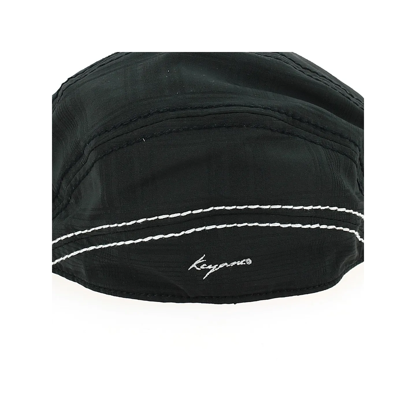 Casquette plate noir keyone Reference : 12443 | Chapellerie Traclet