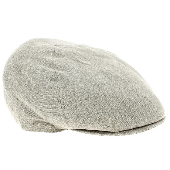 Casquette Bec de Canard Calabria Lin Beige - Traclet