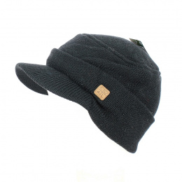 The Radar Beanie Cap Black - Coal