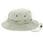 Beige Cotton Outdoor Boonie Bucket Hat - Traclet