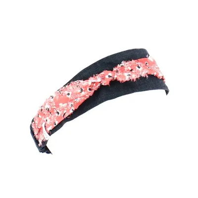 Poppy Flower Linen Headband - Traclet Reference: 12466 | Traclet Hat Shop