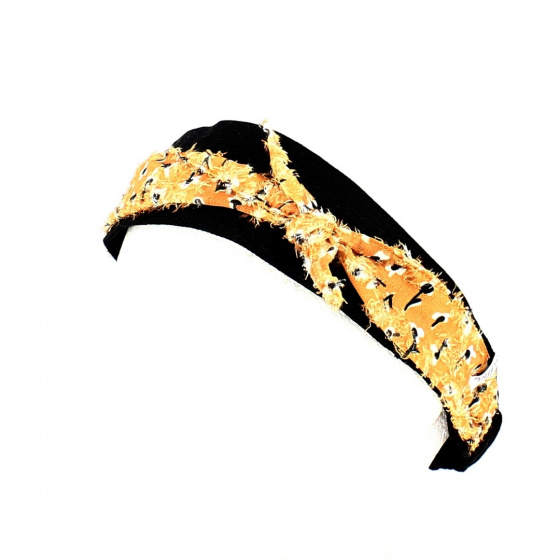 Poppy Flower Linen Headband - Traclet Poppy Flower Linen Headband - Traclet