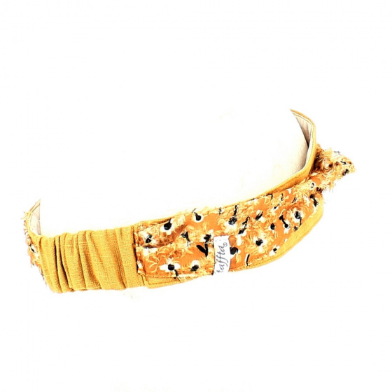 Poppy Flower Linen Headband - Traclet Poppy Flower Linen Headband - Traclet