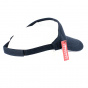 Slima Cotton & Terry Navy Visor Cap - Traclet