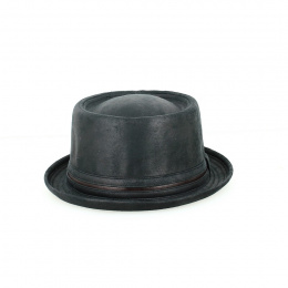 Black Porkpie Hat - Aussie Apparel