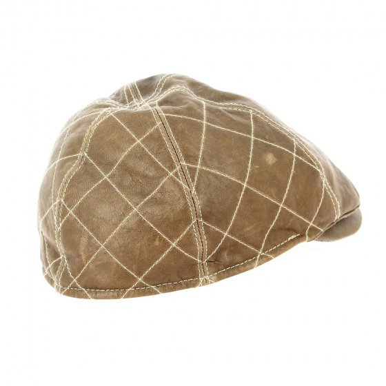 Casquette Bombée Michal Zechbauer Cuir Marron - Mayser