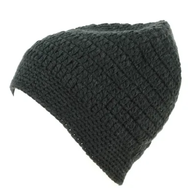 Bonnet Grosses Mailles Acrylique Noir - Traclet Reference : 12497 | Chapellerie Traclet