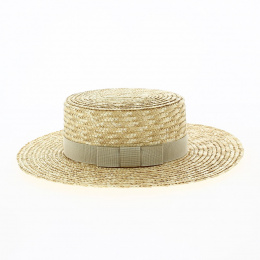 Apeldoorn Natural Straw Boater - TRACLET