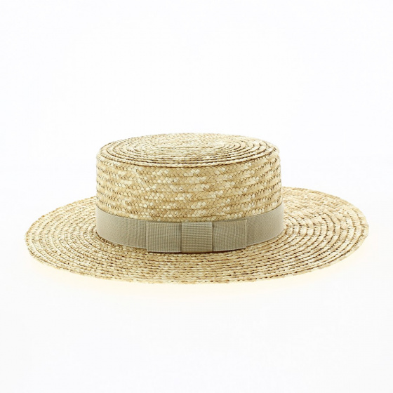 Apeldoorn Natural Straw Boater - TRACLET