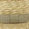 Canotier Apeldoorn Paille Naturelle - TRACLET Reference : 11621 | Chapellerie Traclet