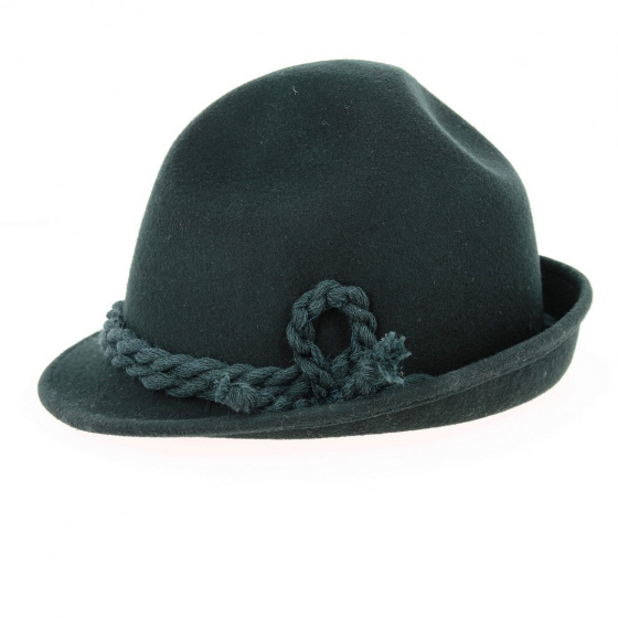 Tyrolean Hat Felt Wool Green - Traclet