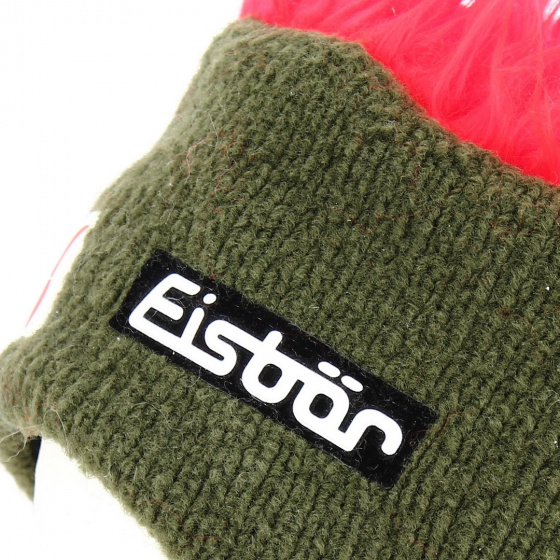 Khaki Wool Ear Flap Beanie Gisbert - Eisbär