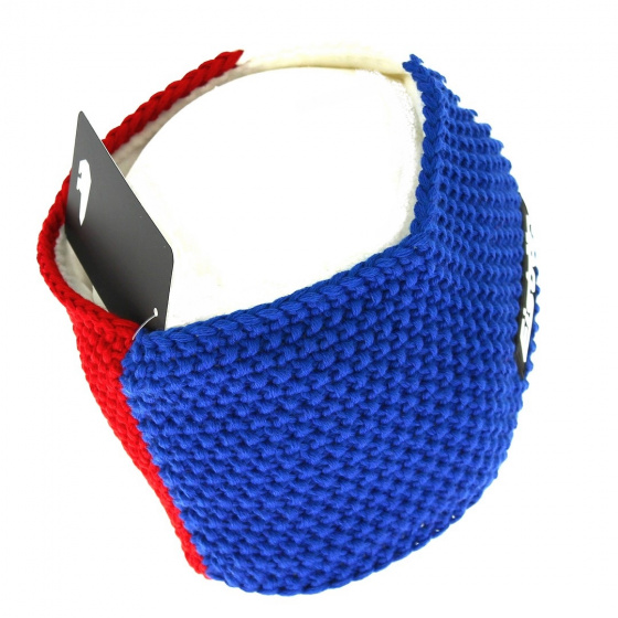 Star Blue White Red Earmuffs - Eisbär