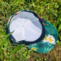 Kids' Green Cotton Sloth Baseball Cap - Le Chapoté Paris