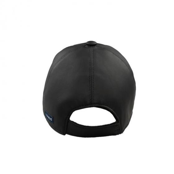 Casquette Baseball Pluie Noir - le Chapoté Paris Casquette Baseball Pluie Noir - le Chapoté Paris